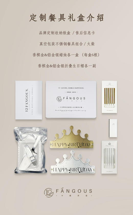 生日蛋糕餐具介绍及补拍 商品图0