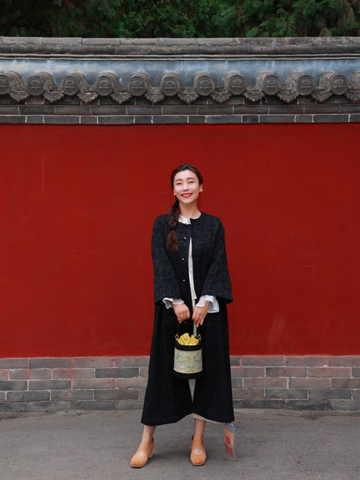 【2026东衣作】新中式连衣裙（25807050墨岫-结缘款） 商品图0