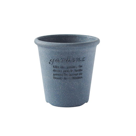 日本进口Hachiman Gardens花盆+托盘 120×120mm 深蓝色 商品图0