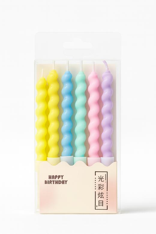 炫目彩色蜡烛 商品图0