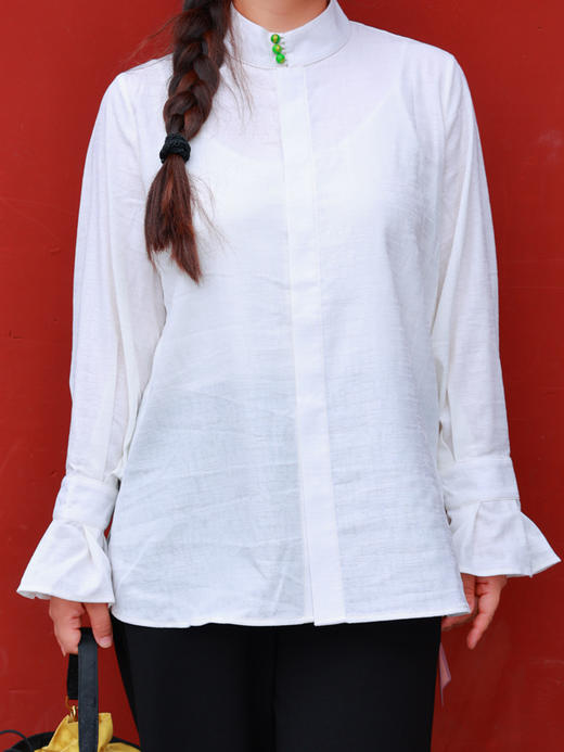 【2026东衣作】新中式衬衣（25810136玉兔-结缘款） 商品图4