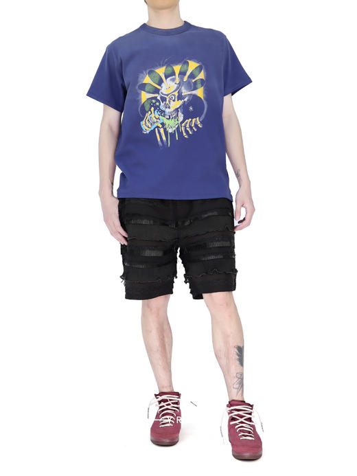 WHO DECIDES WAR | 重工拼接蛋糕短裤 商品图6