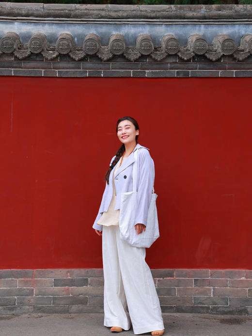 【抖音专属】风衣外套（24805074-白青） 商品图1