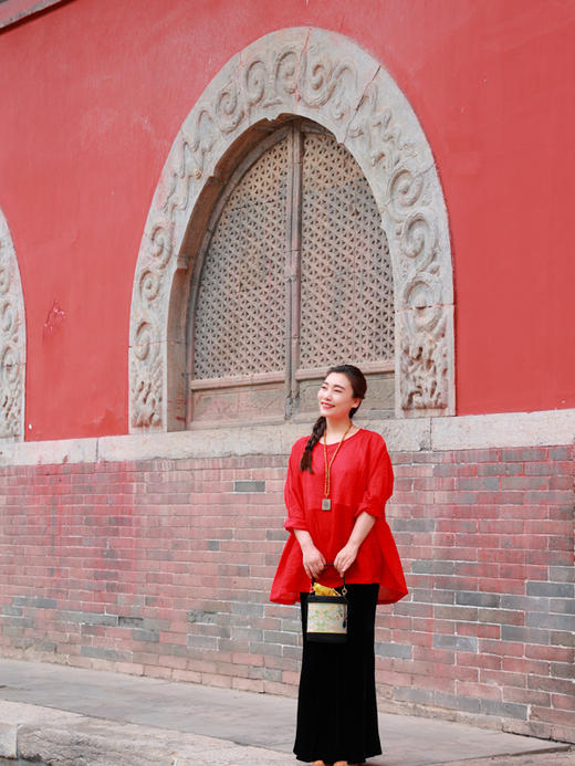 【抖音专属】宽松短袖上衣（20708231-丹罽） 商品图1