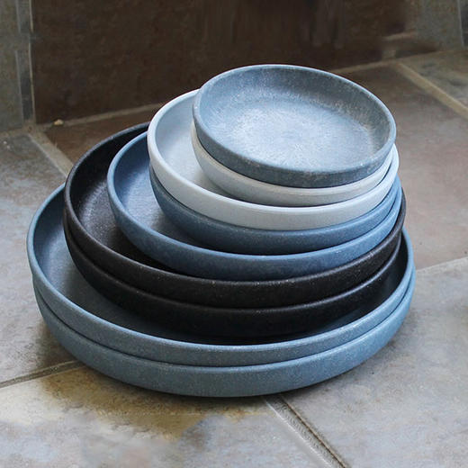 日本进口Hachiman Gardens花盆+托盘 120×120mm 深蓝色 商品图3