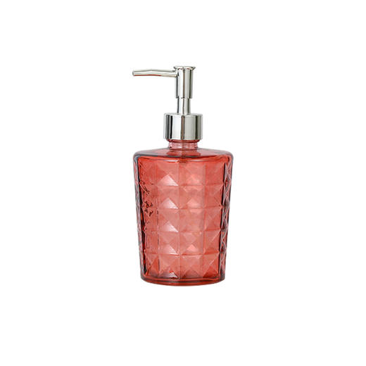 西班牙进口VSM玻璃卫浴三件套 菱格 粉色 商品图1