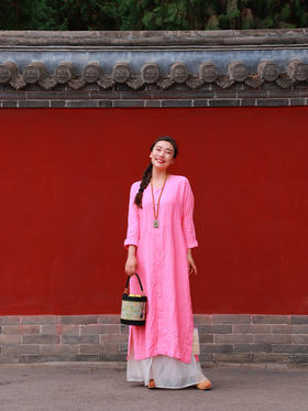 【抖音专属】衬衫裙·渥赭（24807881-渥赭）