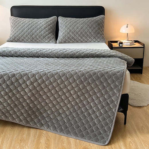 自然醒德芙绒抗菌保暖床垫LN 商品图9