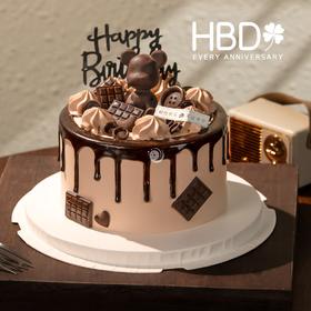 『巧克力小熊』🍫遇热会融化 遇你会变甜生日蛋糕