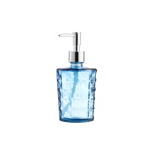 西班牙进口VSM玻璃卫浴三件套 菱格 天青色 商品图3