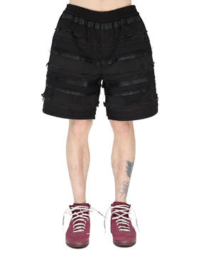 WHO DECIDES WAR | 重工拼接蛋糕短裤