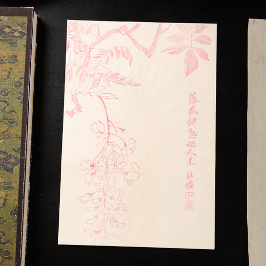 80-90年代木版水印《花卉》老信笺（一包40张） 商品图10