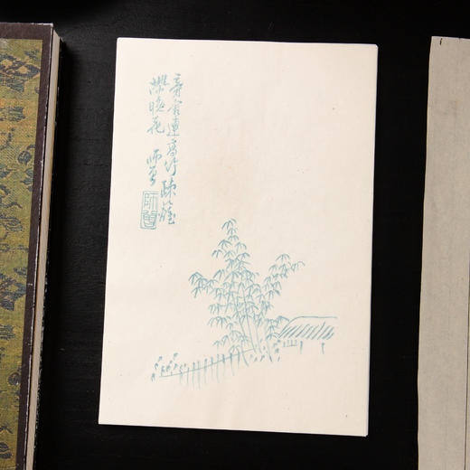 80-90年代木版水印《花卉》老信笺（一包40张） 商品图8