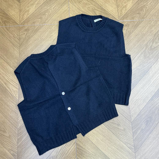 【预售7天】良木礼羊毛背心（Q2593475F） 商品图0