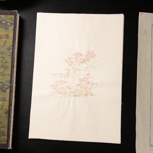 80-90年代套色木版水印《山水》老信笺（一包40张） 商品图5