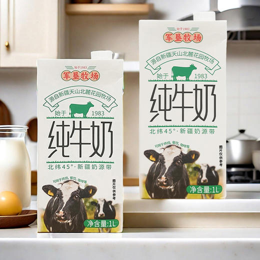 花园纯牛奶1L 商品图2