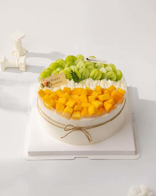 芒果青提双拼水果蛋糕 商品图0