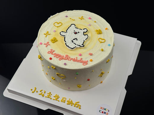 线条小狗蛋糕 商品图4