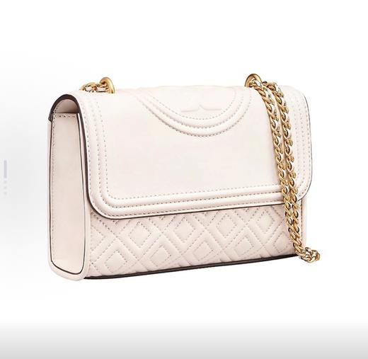 TORY BURCH Robinson 金属配件 羊皮 单肩包 女款 米白色 商品图1