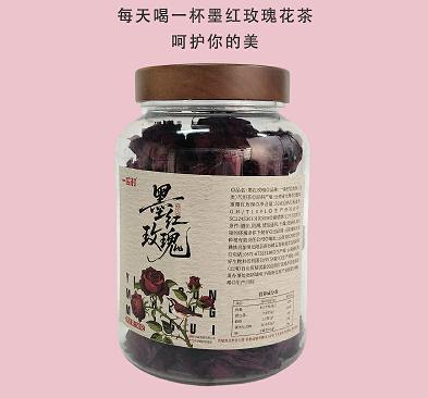冻干墨红玫瑰桶装50g/瓶 商品图0