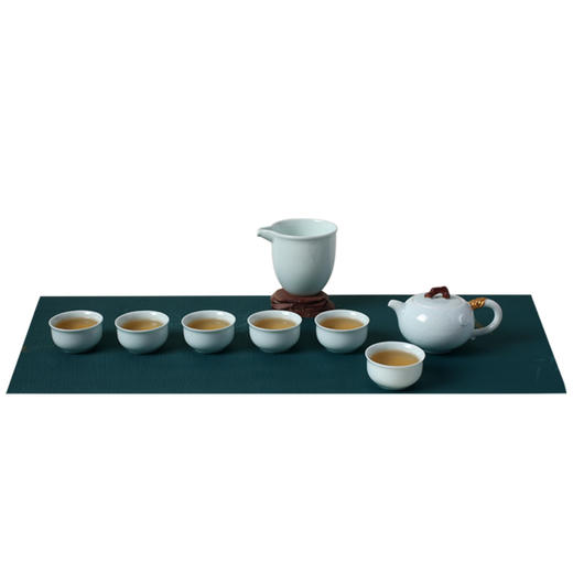 陆宝陶瓷功夫茶具新中式轻奢整套茶具套装家用送礼金声和鸣茶礼茶组青瓷冰裂 商品图0