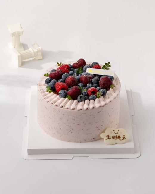 莓莓盛夏 杨梅奶油水果蛋糕 商品图0