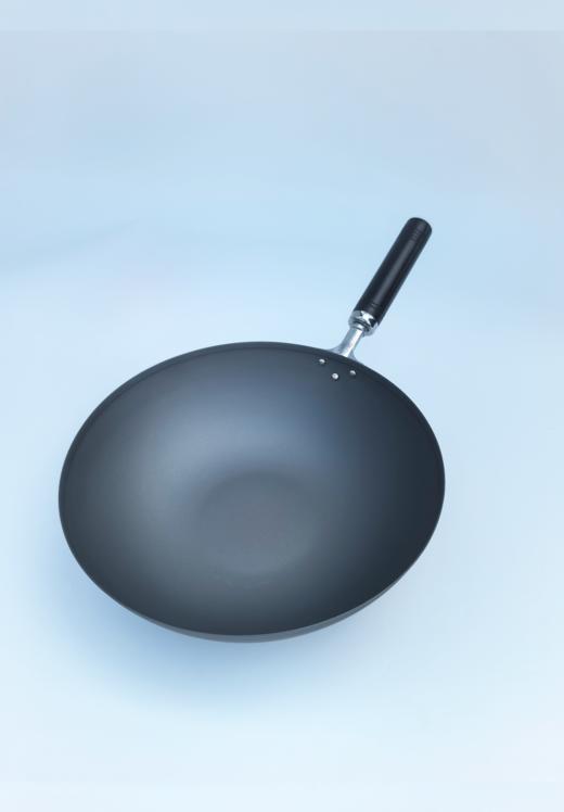 长谷元磨砂黑窒化陶瓷铁锅33cm/36cm 商品图2