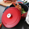 【一件包邮】SA-P009  双立人圆形炖锅24cm（红色）圆形珐琅铸铁产品，色彩亮丽。甘肃/青海/内蒙古/新疆/西藏/宁夏/海南/港澳台不发货 商品缩略图1