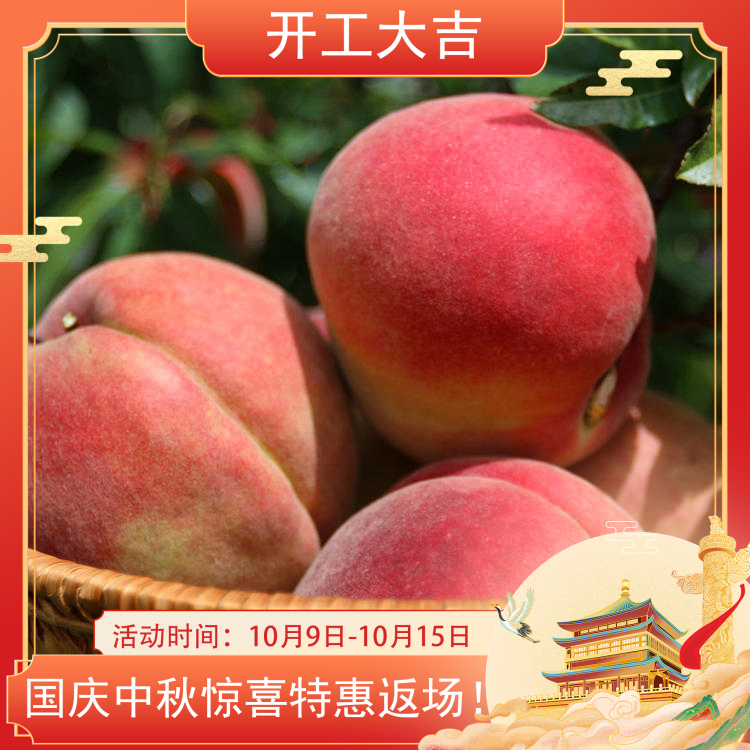 【丽江雪桃】顺丰空运到家 个大饱满 肉质紧致 肉厚香甜 脆甜爽口 色彩鲜艳 均匀漂亮 4种规格任选