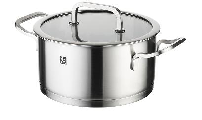 【一件包邮】ZW-C122  Zwilling Moment 浅烧锅 20cm 运输型包装全透明钢化玻璃盖：烹饪过程色香尽在掌握，安全方便 甘肃/青海/内蒙古/新疆/西藏/宁夏/海南/港澳台不发货 商品图1