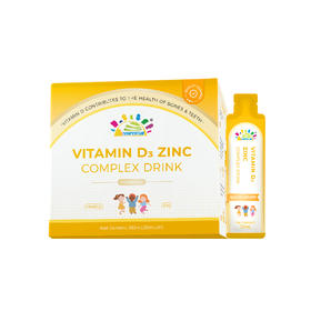 【新旧包装随机发货】叁佰添维生素D3锌复合饮液21袋/盒