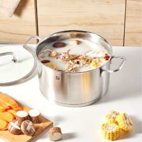 【一件包邮】ZW-C131  Zwilling Moment 深烧锅24cm全透明钢化玻璃盖：烹饪过程色香尽在掌握，安心方便甘肃/青海/内蒙古/新疆/西藏/宁夏/海南/港澳台不发货