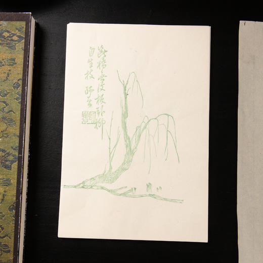 80-90年代木版水印《花卉》老信笺（一包40张） 商品图4