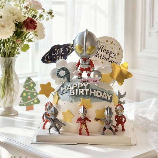 酷炫奥特曼 - 球形奶油蛋糕 商品图0