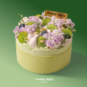 龙井蓝莓山药慕斯