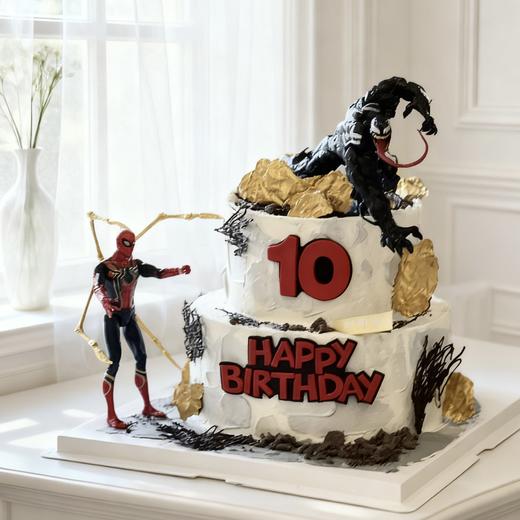 蜘蛛侠 毒液 卡通蛋糕 商品图0