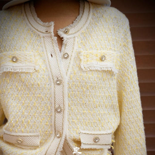 良木礼山羊绒小香开衫（Q2592251） 商品图1