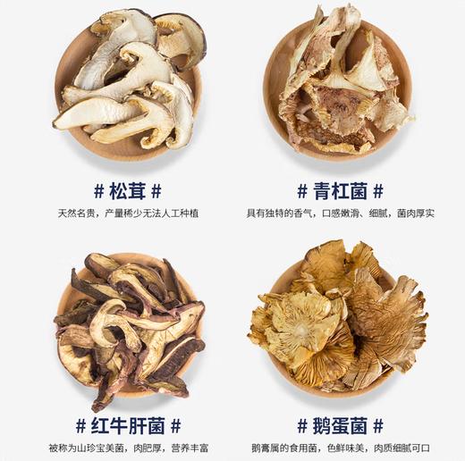贡极 雪域四宝山珍干货礼盒120g 南北干货菌菇礼盒 商品图2