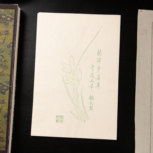 80-90年代木版水印《花卉》老信笺（一包40张） 商品图3