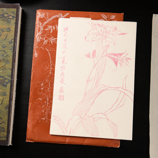 80-90年代木版水印《花卉》老信笺（一包40张） 商品图0