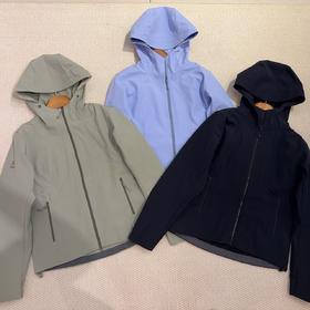 现货 KLS连帽软壳衣外套防风防泼水薄绒保暖户外登山徒步女款