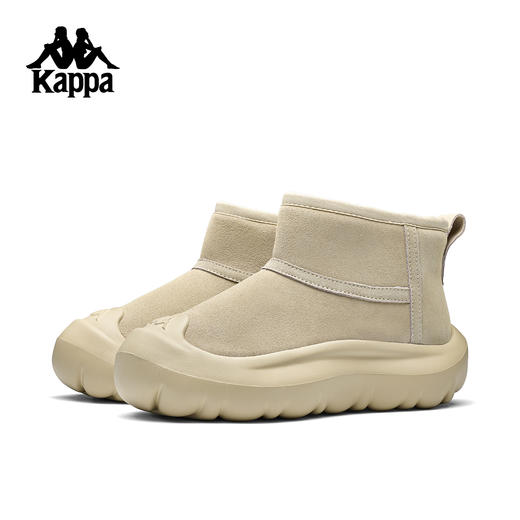 Kappa 雪地靴女2025新款秋冬加绒保暖棉鞋女面包鞋短靴K0F85CC44R 商品图3