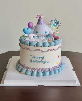 萌趣玉桂狗蛋糕（配件不保证一模一样介意慎拍）