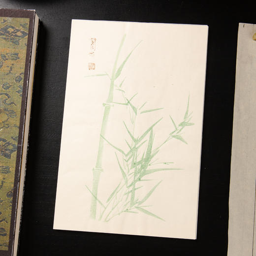 80年代荣宝斋制木版水印《俞绍宋三友》老信笺（一包48张） 商品图6