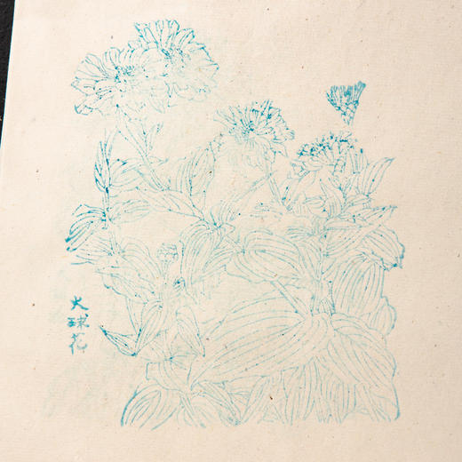 80-90年代中国安徽歙县文房四宝公司制木版水印《百花笺》（一包50张） 商品图7