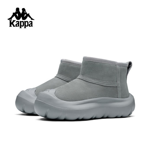 Kappa 雪地靴女2025新款秋冬加绒保暖棉鞋女面包鞋短靴K0F85CC44R 商品图4