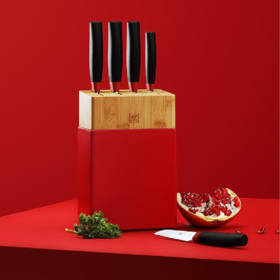 【一件包邮】ZW-K308  ZWILLING Now S系列刀具6件套(红黑)马氏体不锈钢甘肃/青海/内蒙古/新疆/西藏/宁夏/海南/港澳台不发货