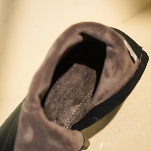 西村名物2025年冬季新款简约小尖头粗跟气质百搭切尔西时尚短靴T25DS49351 商品图10