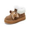 西村名物2025年冬季新款厚底加绒保暖雪地靴气质贝果系列棉鞋毛毛鞋短靴T25DS49171 商品缩略图12