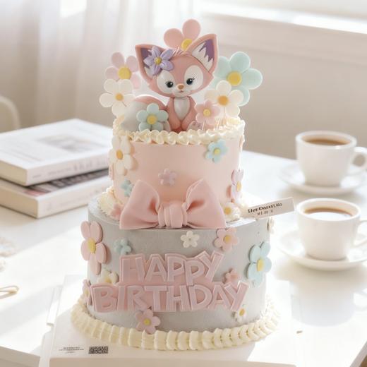 玲娜贝尔花花翻糖蛋糕 商品图1